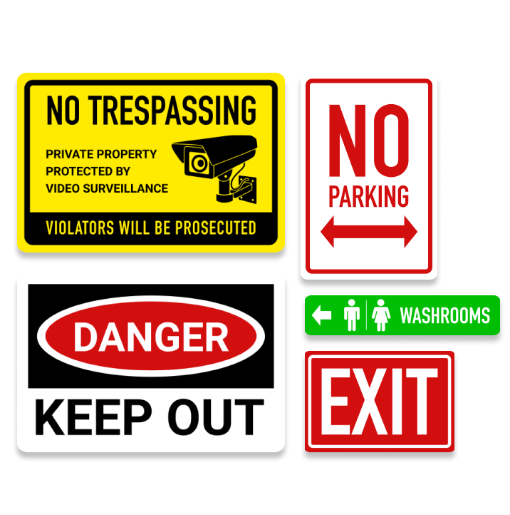 aluminum signs from Sinalite