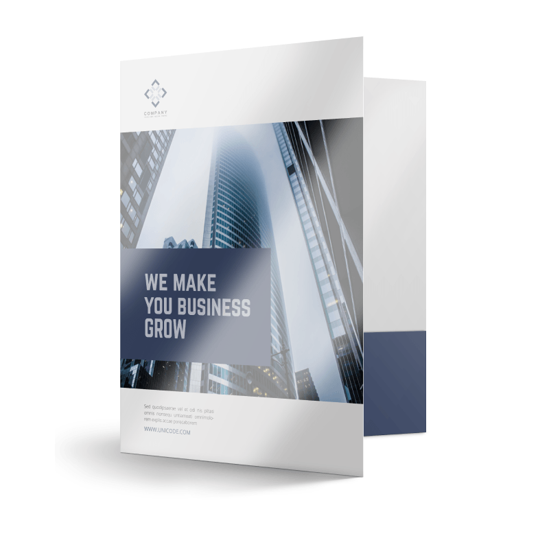 presentation folders 14pt matte lam from Sinalite