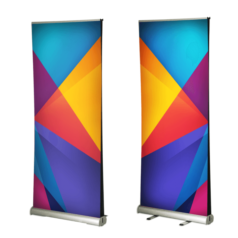double sided pull up banners from Sinalite