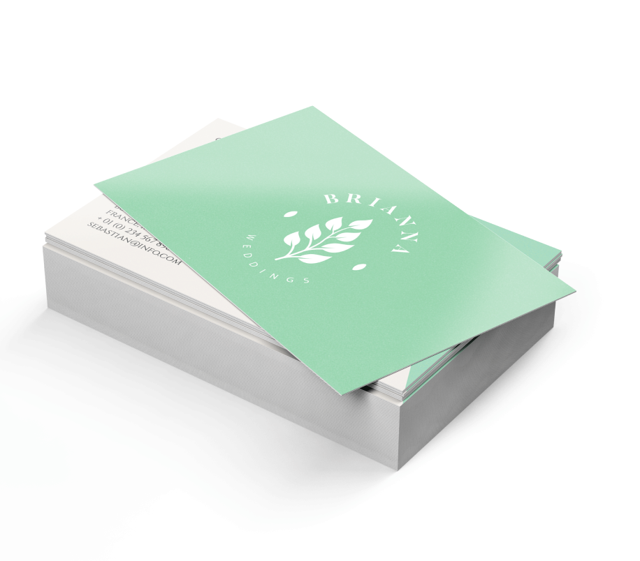business cards soft touch from Sinalite