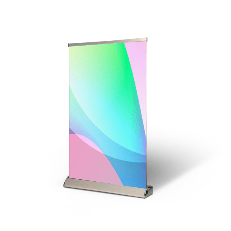 table top pull up banners from Sinalite